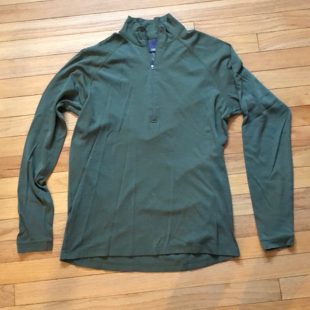 Ibex, mens medium half zip long sleeve shirt